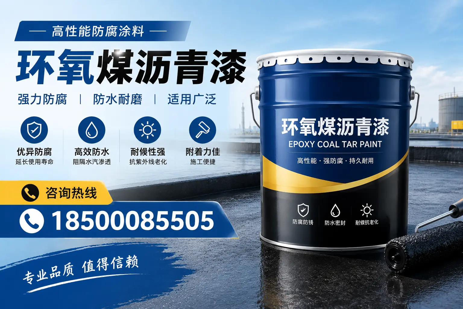 环氧煤沥青漆的主要成分与功能，三明用户深度了解